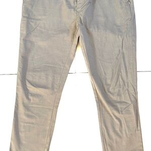 ASOS DESIGN Mens Slim Fit Chino Pants Stone Beige Twill Trousers 34x30